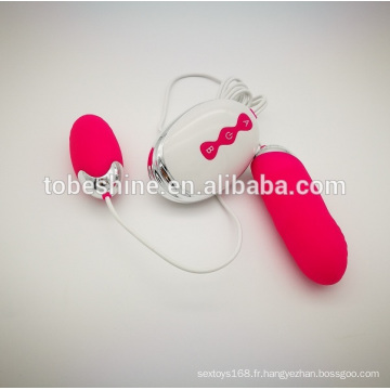 Vente à vente chaude Silicone + ABS SEX Toy Vibrateur pour les femmes / femmes